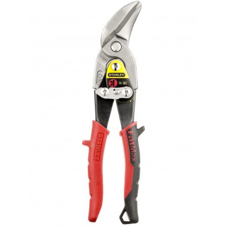 Pa kreisi. šķēres metālam ''Stanley'' OFF SET SNIPS