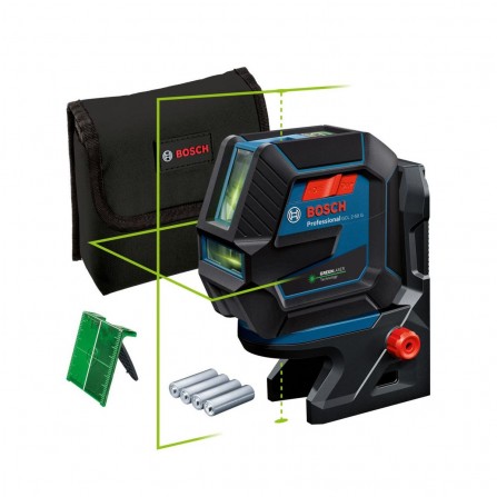 Bezvada lāzera nivelieri Bosch GCL 2-50 G, 4 x 1,5 V AA + maiss