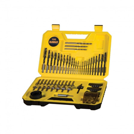 Dewalt vītņurbju, galviņu un urbju komplekts DT71563-QZ 100 gab.