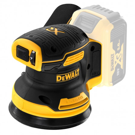 Dewalt akumulatora ekscentriskā slīpmašīna DCW210N, 125 mm, 18 V