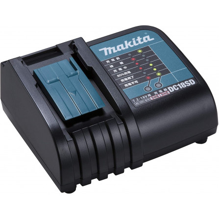 Lēnās uzlādes lādētājs Makita DC18SD (194533-6), 9,6 - 18 V