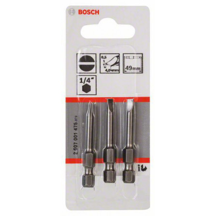 Bosch urbju komplekts, 3gab, 49mm, 1/4''