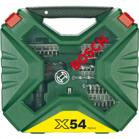 Bosch vītņurbju un urbju komplekts X-Line Classic, 54 gab.