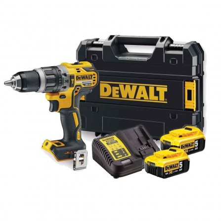 Dewalt bezvadu trieciena draivera komplekts DCD796P2, 18 V, 2 x 5 Ah, lādētājs + korpuss