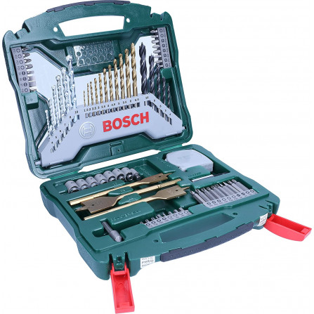 Bosch vītņurbju, galviņu un urbju komplekts Bosch X-Line Titanium, 70 gab.