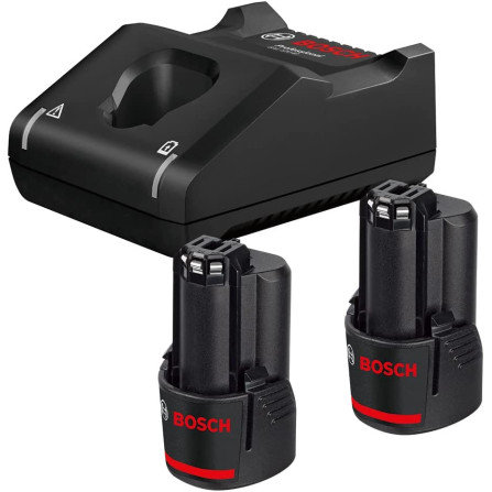 Akumulatora un lādētāja komplekts Bosch GBA 2 x 2,0 Ah + lādētājs GAL 12 V-40 (1600A019R8)