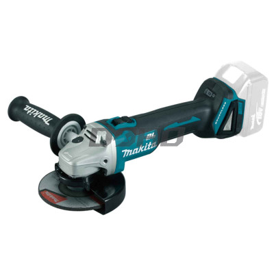 Akumulatora leņķa slīpmašīna Makita DGA504Z, 18 V, 125 mm (bez akumulatora un lādētāja)