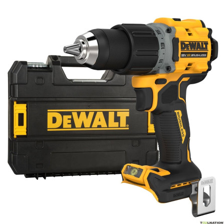 Dewalt bezvadu skrūvgriezis DCD800NT + čemodāns, 18 V (bez akumulatora un lādētāja)