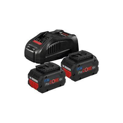Akumulatora un lādētāja komplekts Bosch GBA 2 x 5,5 Ah ProCORE + GAL 1880 CV, 18 V