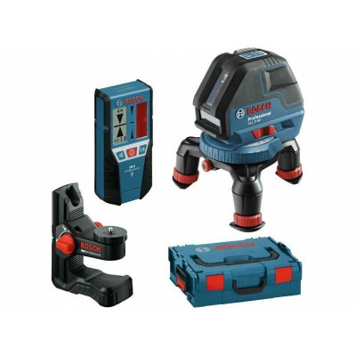 Lāzera līmenis Bosch GLL 3-50 (+Lāzera uztvērējs LR2 + Universāls stiprinājums BM1 + kaste L-BOXX)