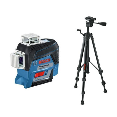 Lineārais lāzera līmenis Bosch GLL 3-80 C (4x baterijas (AA) + statīvs)