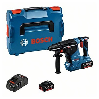 Akumulatora urbjmašīna Bosch GBH 18V-24 C (+2x akumulatori + lādētājs + kaste L-Boxx)