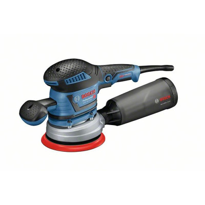 Ekscentriskā slīpmašīna Bosch GEX 40-150 (ar 1 x vairāku caurumu slīpēšanas loksni)