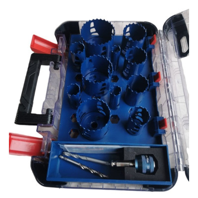 Bosch 2608900447 urbumu griezēju komplekts kokam (20/22/25/32/35/40/44/51/60/64/76 mm), 14 gab.