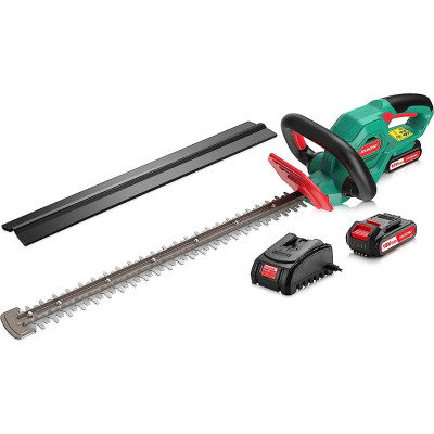 Akumulatora dzīvžoga šķēres Metabo HS 18 LTX 55, 2 x 2,0 Ah + lādētājs