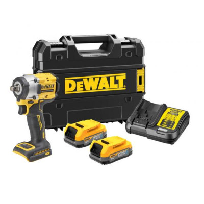 Dewalt akumulatora triecienatslēgu komplekts, DCF921E2T (+2 x 1,7 ah akumulatori + lādētājs + maciņš TSTAK), 18 V