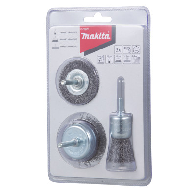 Stiepļu suku komplekts urbjiem D-66070 Makita (3 gab.)
