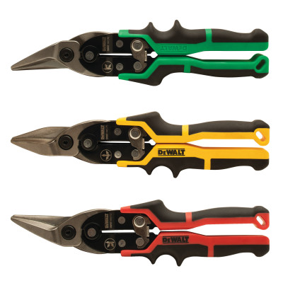 Dewalt ergonomiskās metāla lokšņu šķēres (3 gab.)