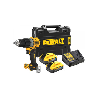 Dewalt akumulatora triecienurbjmašīnas/urbjmašīnas komplekts, DCD805H2T-QW, 18V (+2X akumulatori + lādētājs)