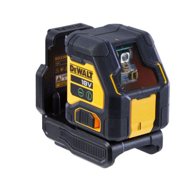 Dewalt pašizlīdzinošs Cross Line lāzers ar zaļo staru, DCLE34021N-XJ (bez akumulatora un lādētāja)