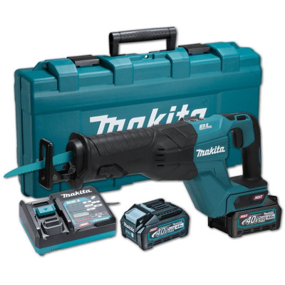 Lineārais zāģis Makita JR001GM201 40 V 2x4,0 Ah akumulators.