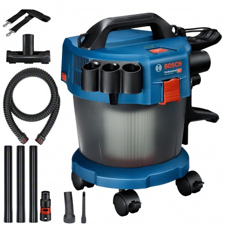 Bezvada putekļsūcējs Bosch GAS 18V-10 L + uzgaļi (bez akumulatora un lādētāja)