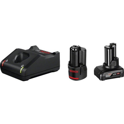 Bosch akumulatoru un lādētāju komplekts GBA 12 V, 2,0 Ah + 4,0 Ah + GAL 12V-40