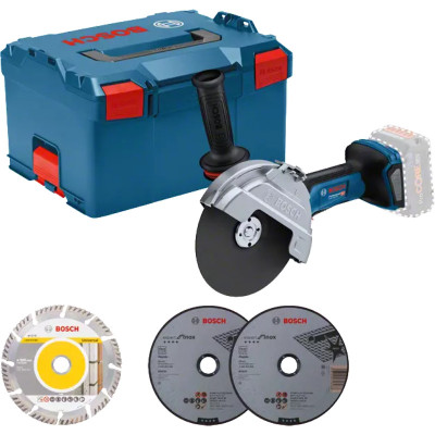 Bosch akumulatora leņķa slīpmašīna GWS 18V-180 P, 180 mm, 06019H6L02