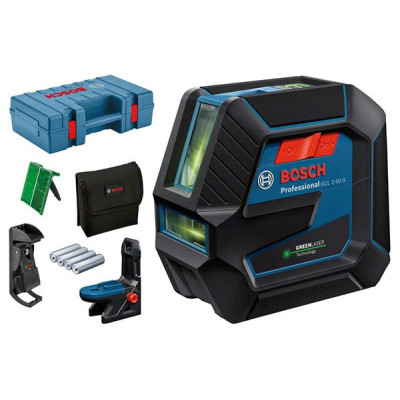 Bosch krusteniskā lāzera nivelieri ar piederumiem GCL 2-50 G, 0601066M02