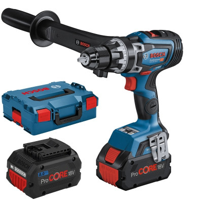 Bosch akumulatora urbjmašīnu komplekts GSR 18V-150 C BITURBO + 2 x 8,0 Ah ProCORE