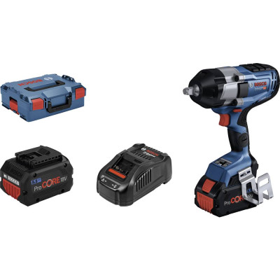 Bosch akumulatora triecienatslēgu komplekts GDS 18V-1000 C + 2 x 5,5 Ah procore + GAL 1880 CV