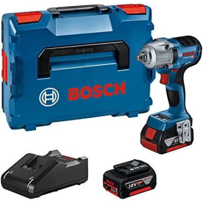 Bosch akumulatora triecienatslēgu komplekts GDS 18V-450 + 2 x 5,0 Ah, 06019K4003