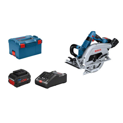 Bosch akumulatora ripzāģu komplekts GKS 18V-70 + 2 x 5,5 Ah ProCORE + GAL 1880 CV, 06016B9002