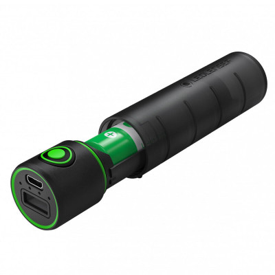 Ledlenser portatīvais lādētājs, Li-Ion, 3,4Ah, USB A savienojums, melns