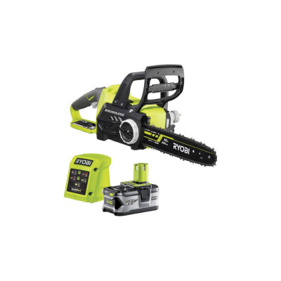 Ryobi bezvadu motorzāģis RCS1830-140B, 30 cm, 18 V ONE+ (ar 4,0 Ah akumulatoru un lādētāju)