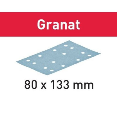 Festool slīppapīrs Granat STF 80x133 P150 GR/100 (100 gab.)