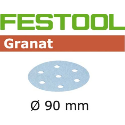 Festool slīppapīrs Granat STF D90/6 P500 GR/100 (100 gab.)