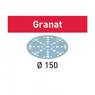 Festool slīppapīrs Granat STF D150/48 P40 GR/10 (10 gab.)