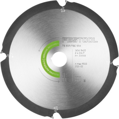 Festool dimanta griešanas disks ABRAZĪVIE MATERIĀLI Festool DIA 160x1,8x20 F4