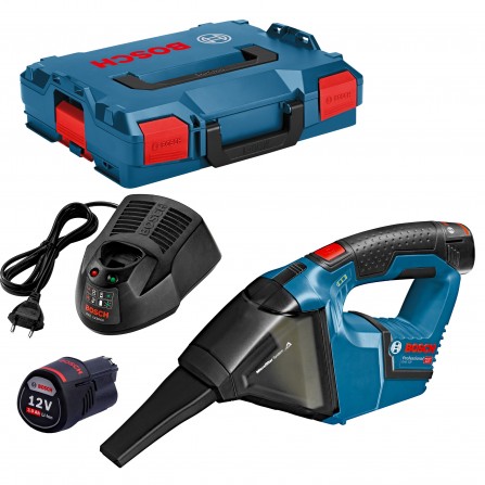 Bosch GAS 12V bezvadu rokas putekļsūcēja komplekts, 12V