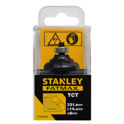 Bit, Router TCT, Ogee, R4.8x31.8mm Bit, Router TCT, Ogee, R4.8x31.8mm