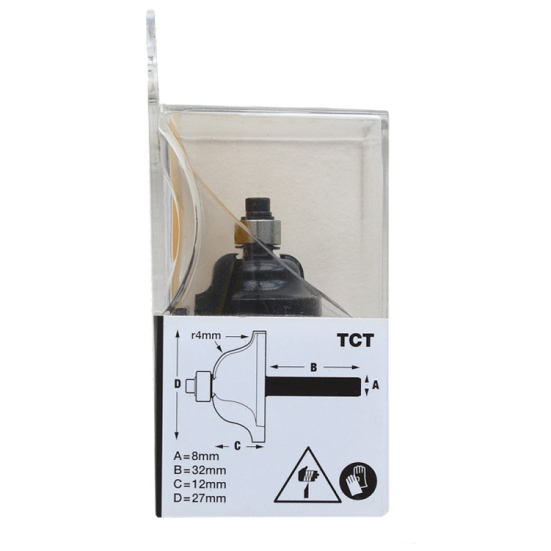 Bit, Router TCT, Roman Ogee 4x27mm Bit, Router TCT, Roman Ogee 4x27mm