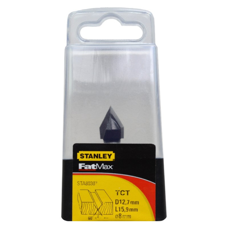 Bit, Router TCT, V-Groove 60x12.7mm Bit, Router TCT, V-Groove 60x12.7mm