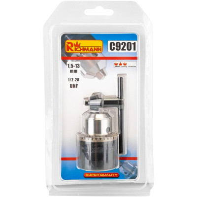 Drill chuck with key thread mount 1/2-20 Drill chuck with key thread mount 1/2-20
