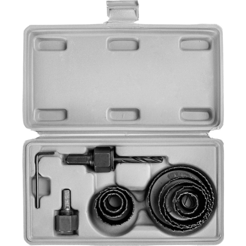 Drill crown kit 11 pcs. Drill crown kit 11 pcs.