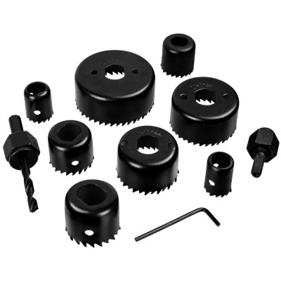 Drill crown kit 11 pcs. Drill crown kit 11 pcs.