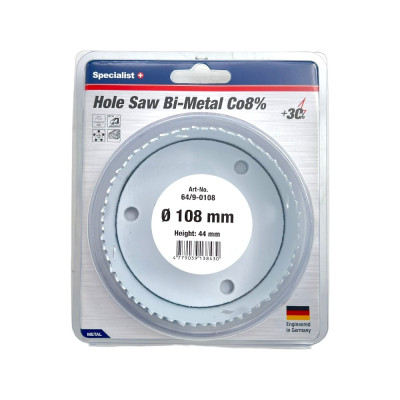 Hole saw SPECIALIST+ Bi-Metal 108 mm Hole saw SPECIALIST+ Bi-Metal 108 mm