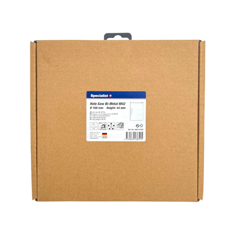 Hole saw SPECIALIST+ Bi-Metal 168 mm Hole saw SPECIALIST+ Bi-Metal 168 mm