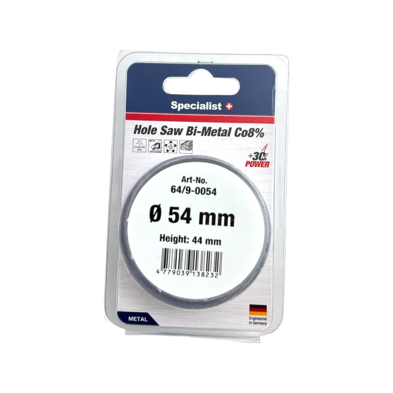 Hole saw SPECIALIST+ Bi-Metal 54 mm Hole saw SPECIALIST+ Bi-Metal 54 mm