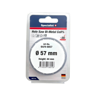 Hole saw SPECIALIST+ Bi-Metal 57 mm Hole saw SPECIALIST+ Bi-Metal 57 mm